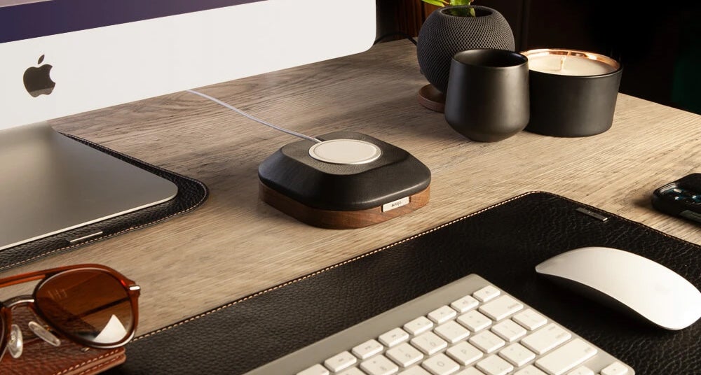 Magsafe Wood & Leather Mount