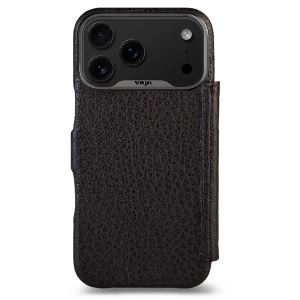 Folio - iPhone 17 Pro Max Leather Case V-Mag - Vaja