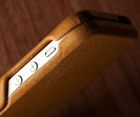 Top Flip - Premium Leather iPhone SE Cases