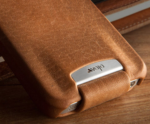 Top Flip - Premium Leather iPhone SE Cases