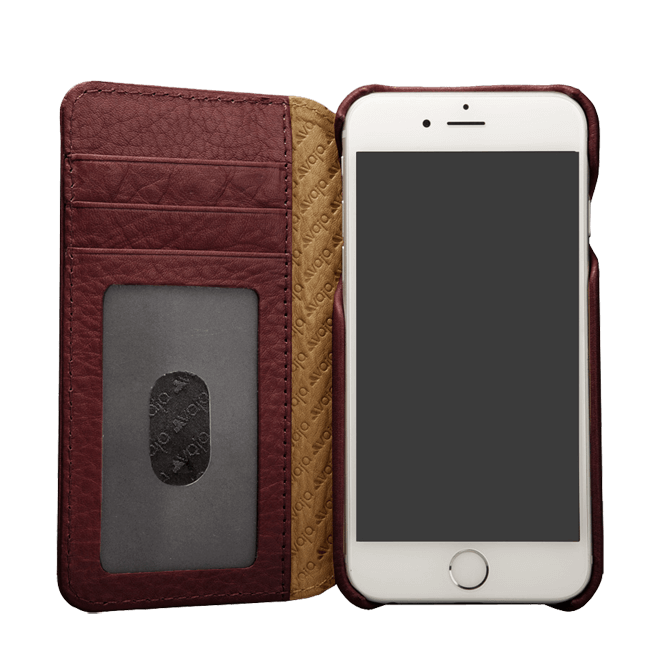 Wallet Agenda -  Wallet + iPhone 6/6s Leather Case - Vaja
