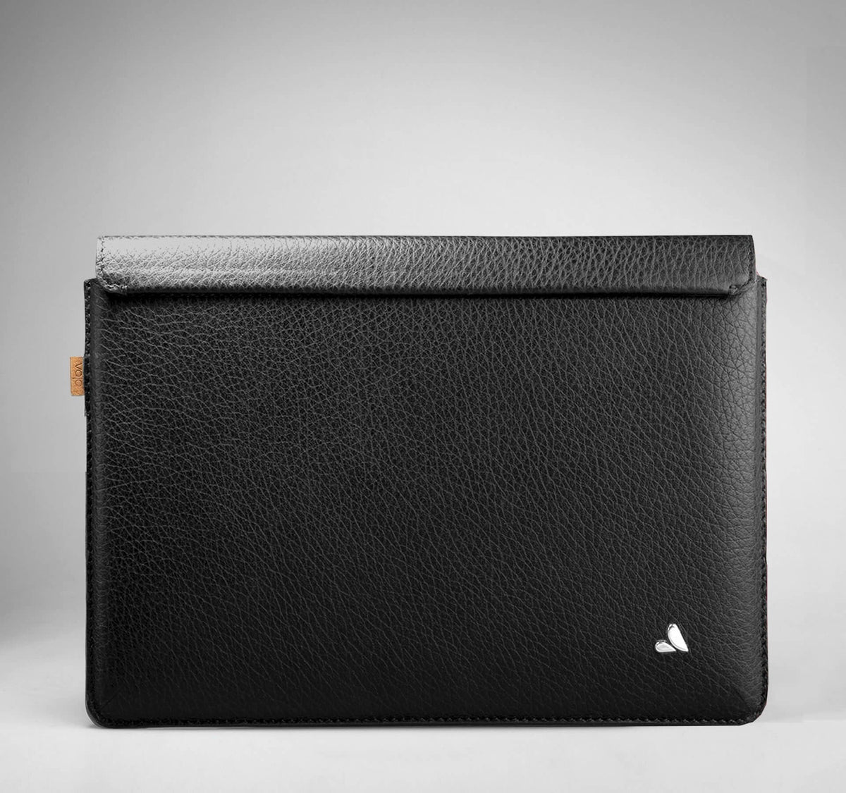 13" Laptop Leather Sleeve: peuche testeando