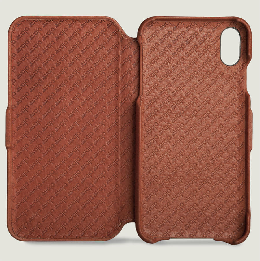 Folio - iPhone Xs Max Leather Case - Vaja