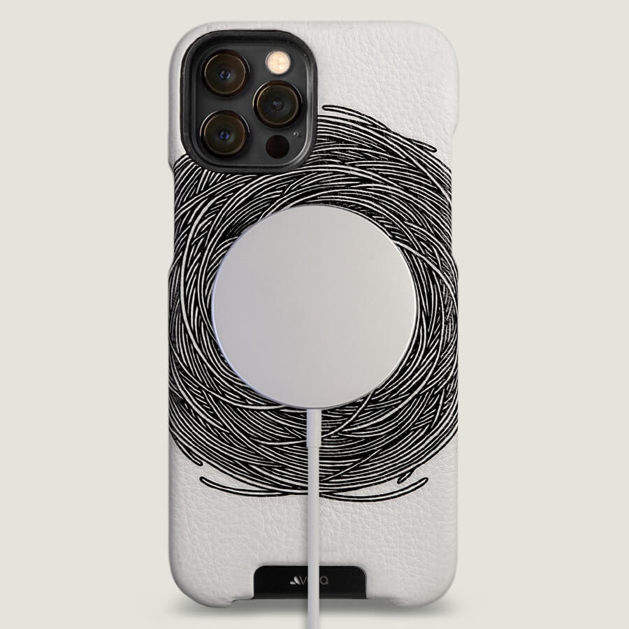 Around iPhone 12 Pro Max Magsafe leather case - Vaja