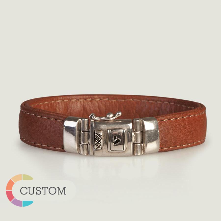 Customizable Belize Leather Bracelet - Ships in 1 Week! - Vaja