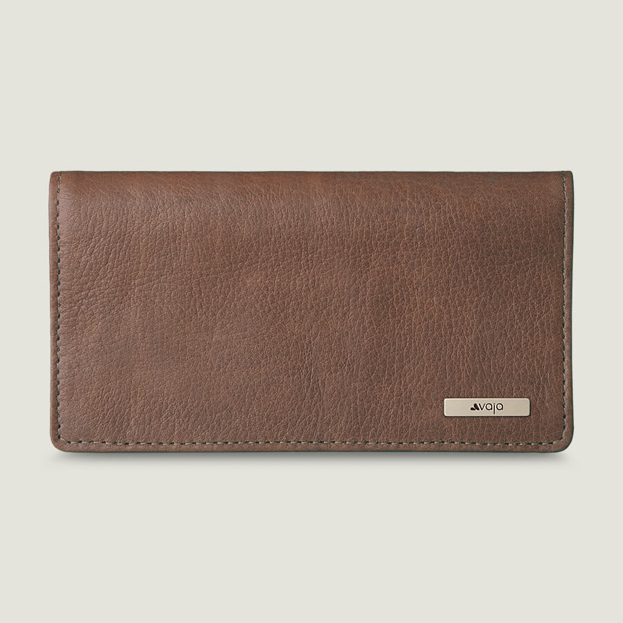 Leather Checkbook Cover - Vaja