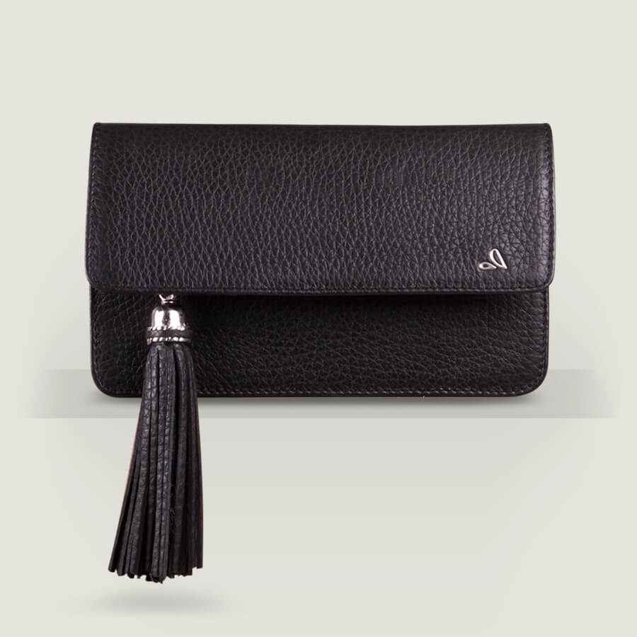 Alma Leather Clutch - Vaja