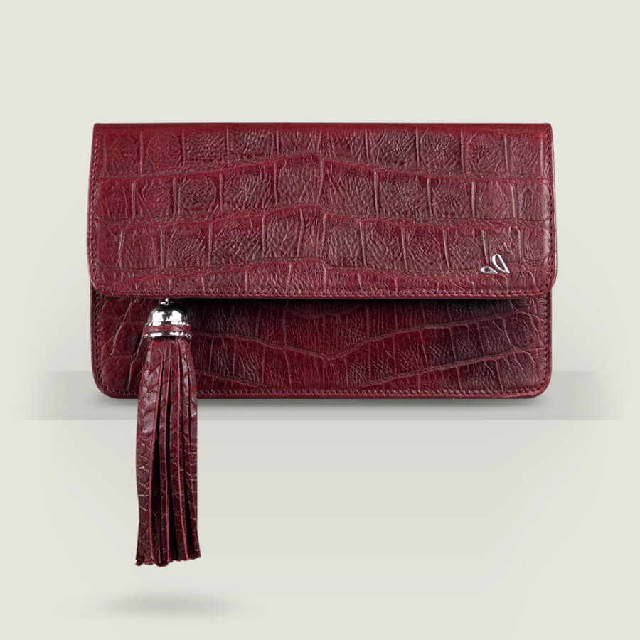 Alma Leather Clutch - Vaja
