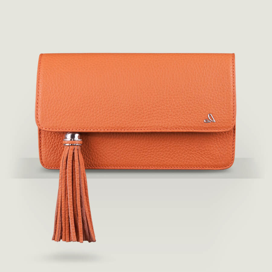 Alma Leather Clutch - Vaja