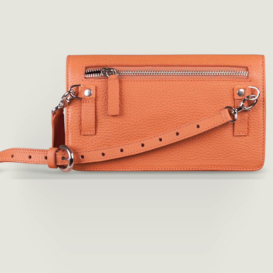 Alma Leather Clutch - Vaja