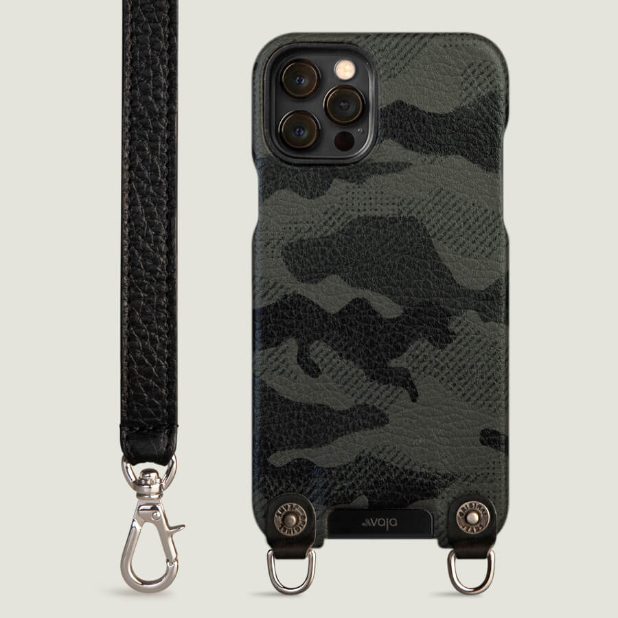 Crossbody iPhone 12 & 12 Pro leather case with magsafe - Vaja