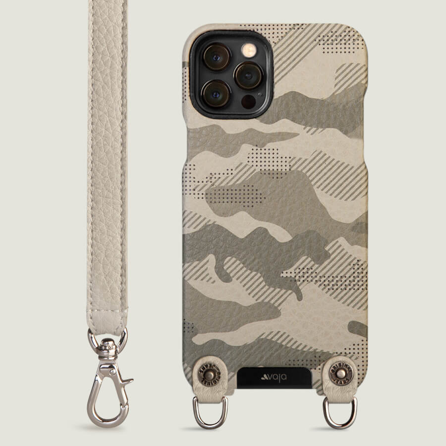 Crossbody iPhone 12 & 12 Pro leather case with magsafe - Vaja