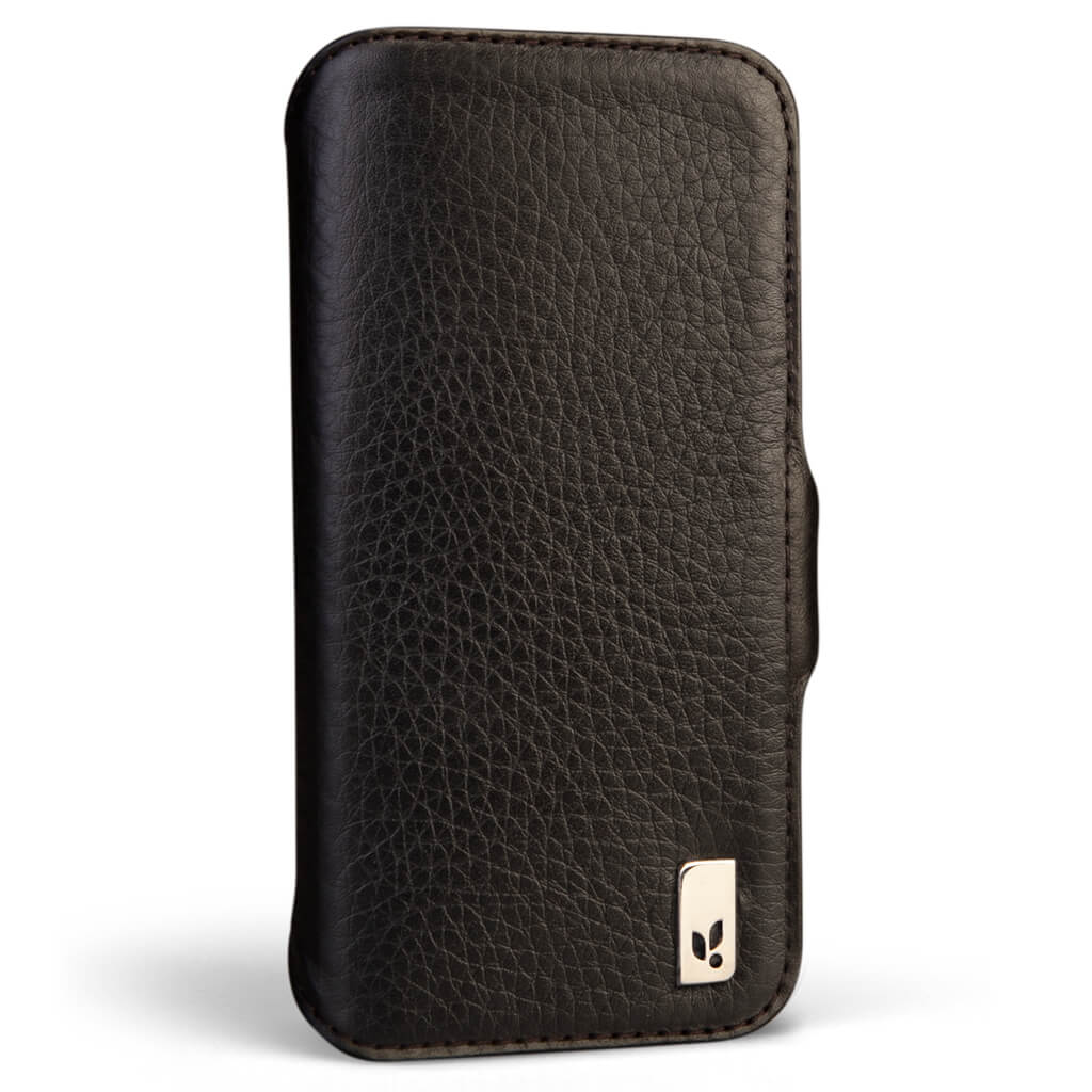 Custom V-Mag Silver Wallet Wrap for iPhone 15 Pro Max