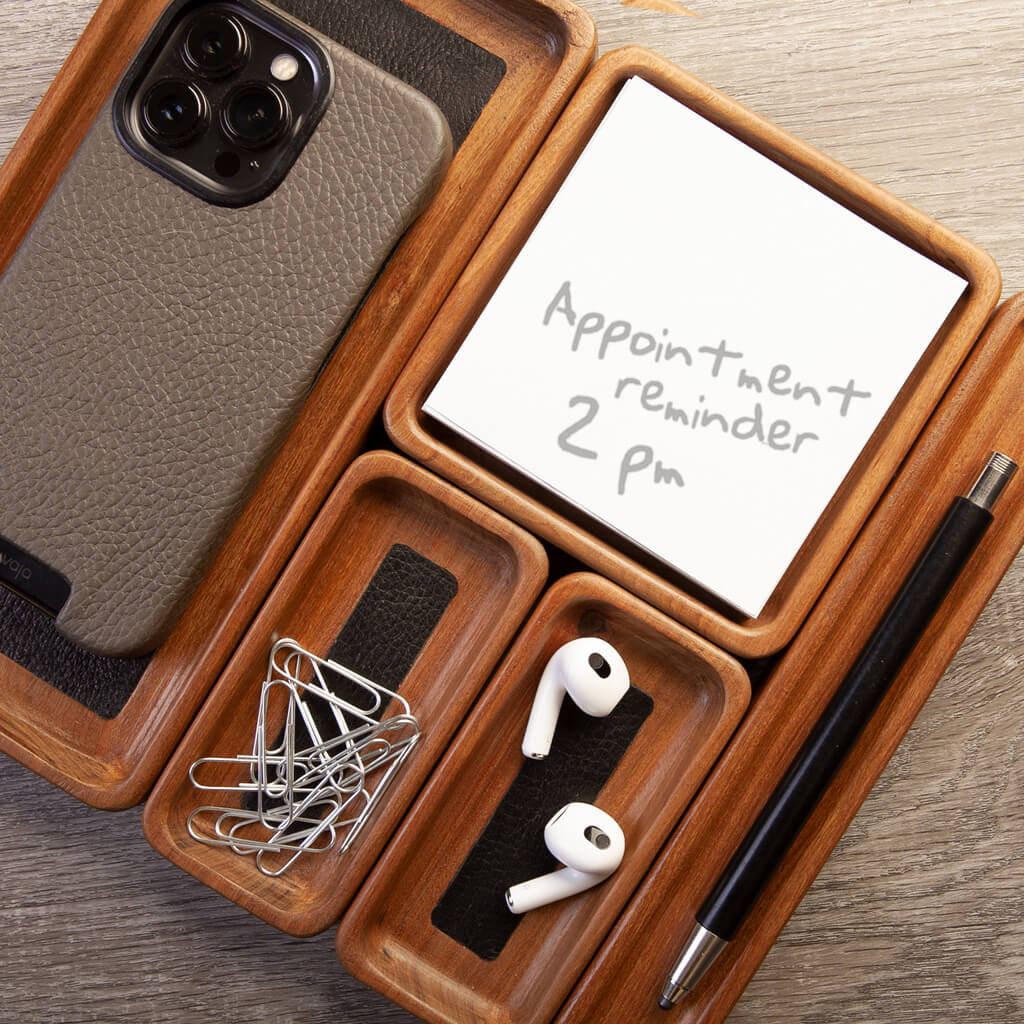 Vaja Wood Desk Tray - Vaja