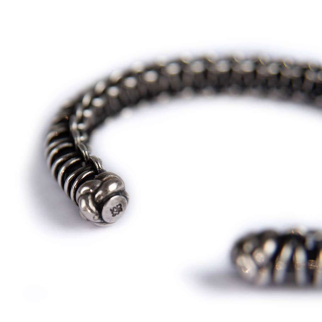 Dubai - Sterling Silver Bangle Bracelet - Vaja