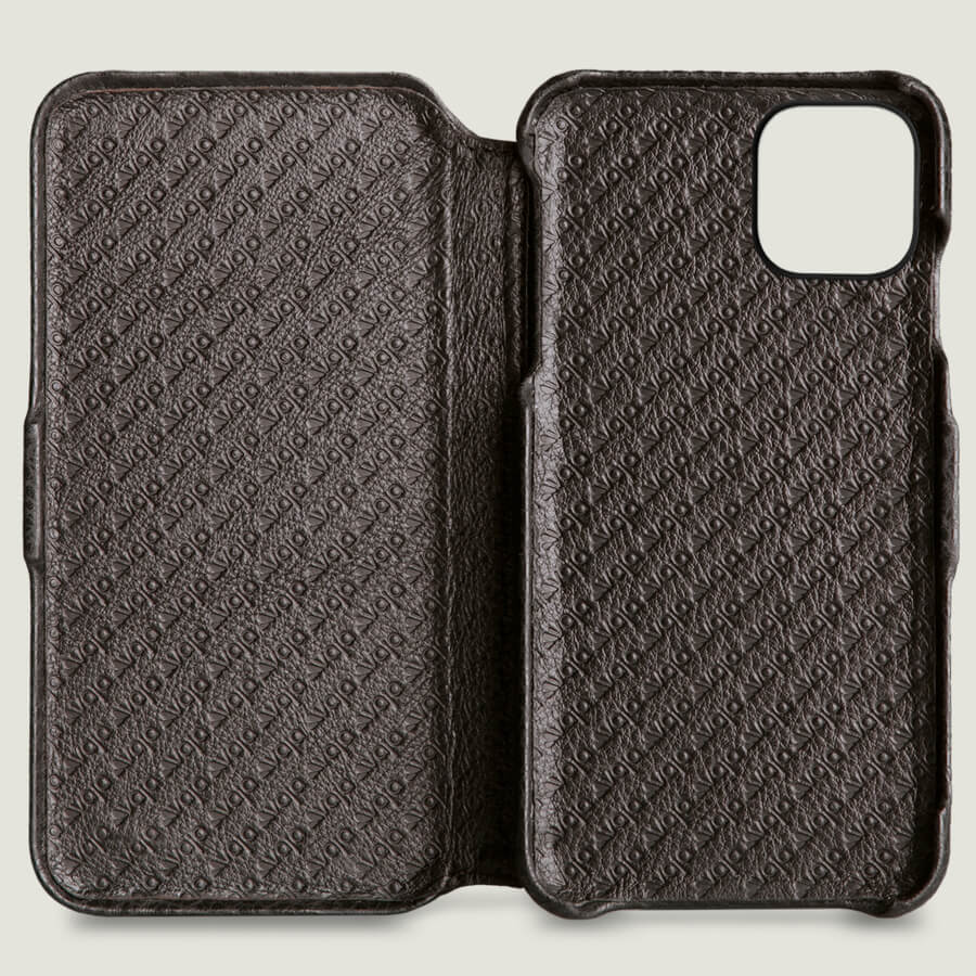 Folio Stand iPhone 11 Pro wallet leather case - Vaja