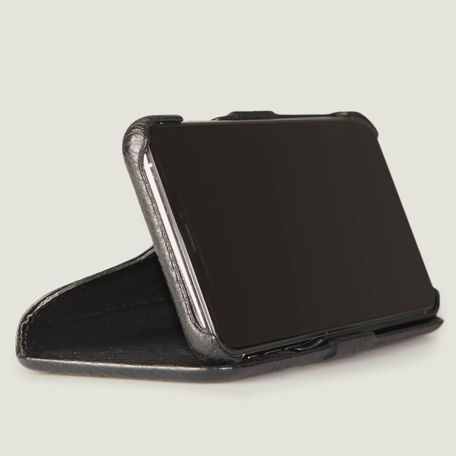 Folio Stand iPhone 11 Pro wallet leather case - Vaja