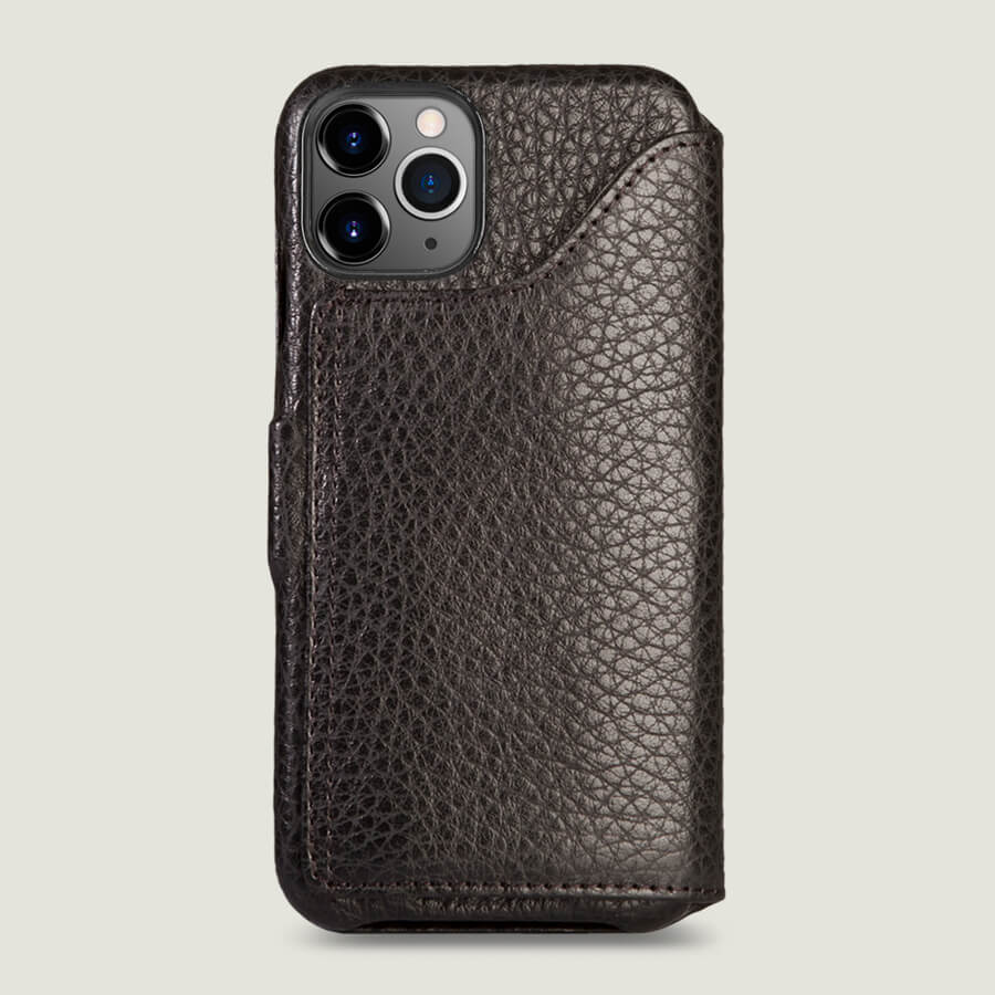 Folio Stand iPhone 11 Pro wallet leather case - Vaja