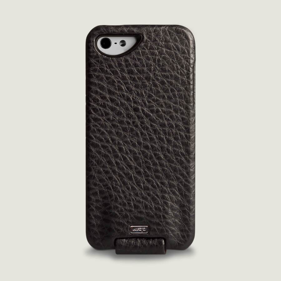 Top Flip - Premium Leather iPhone SE Cases - Vajacases