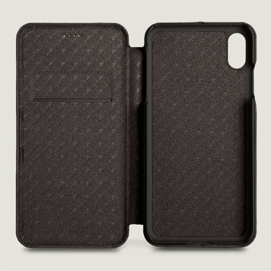 Cordura Folio Stand iPhone Xs Max Case - Vaja