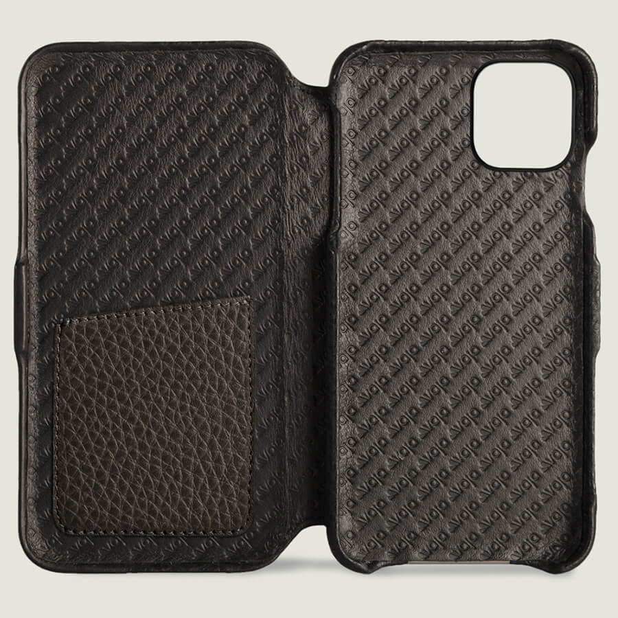 Folio iPhone 11 Pro leather case - Vaja