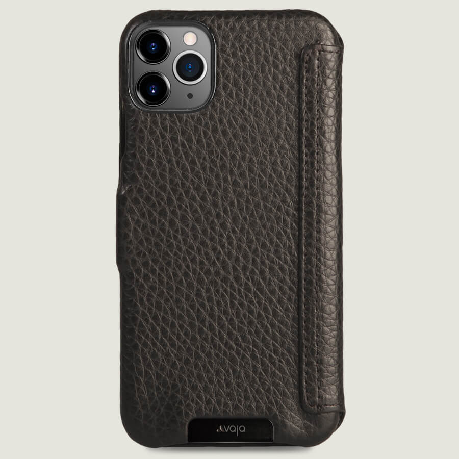 Folio iPhone 11 Pro Max leather case - Vaja