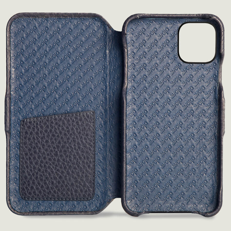 Folio iPhone 11 Pro Max leather case - Vaja