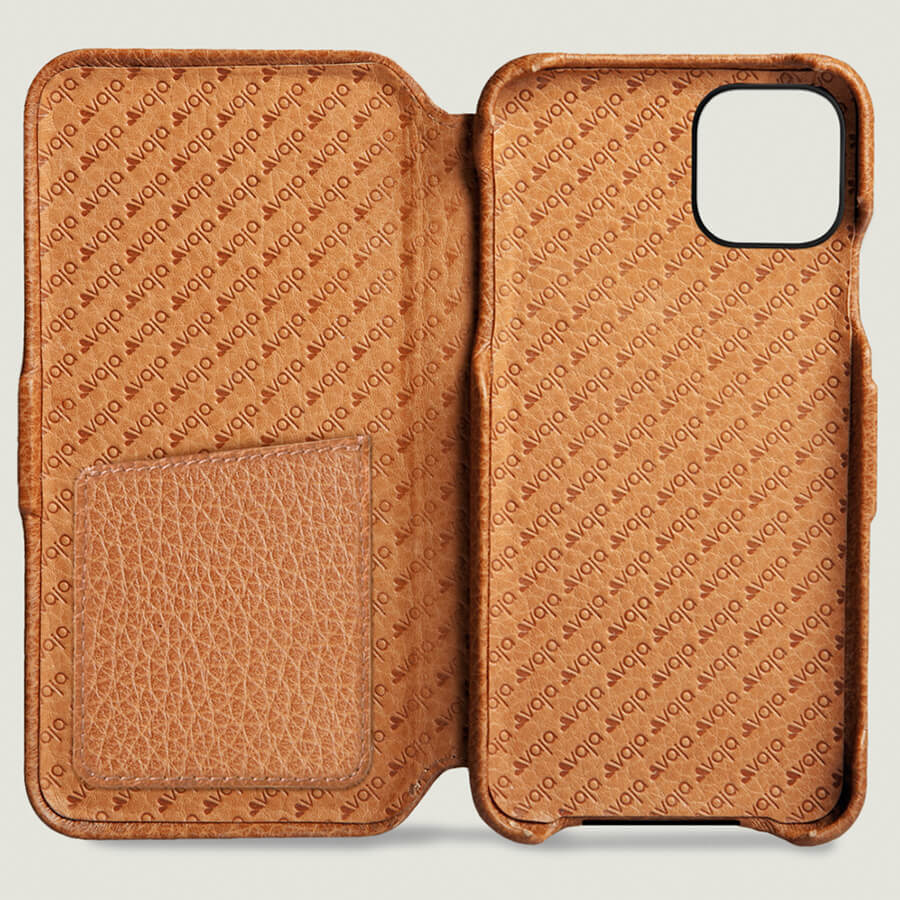 Folio iPhone 11 Pro leather case - Vaja