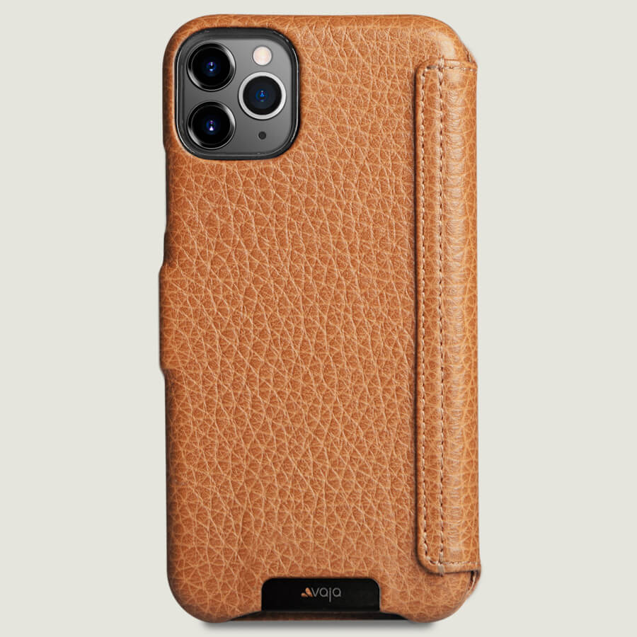 Folio iPhone 11 Pro Max leather case - Vaja