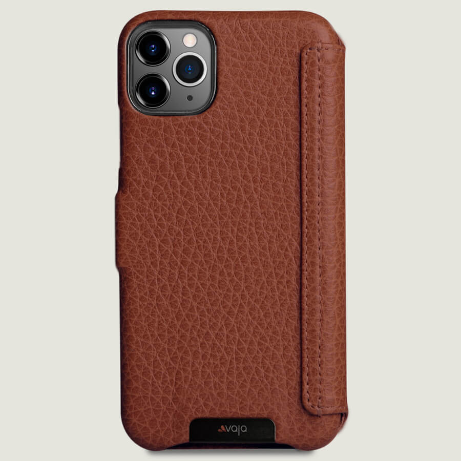 Folio iPhone 11 Pro Max leather case - Vaja
