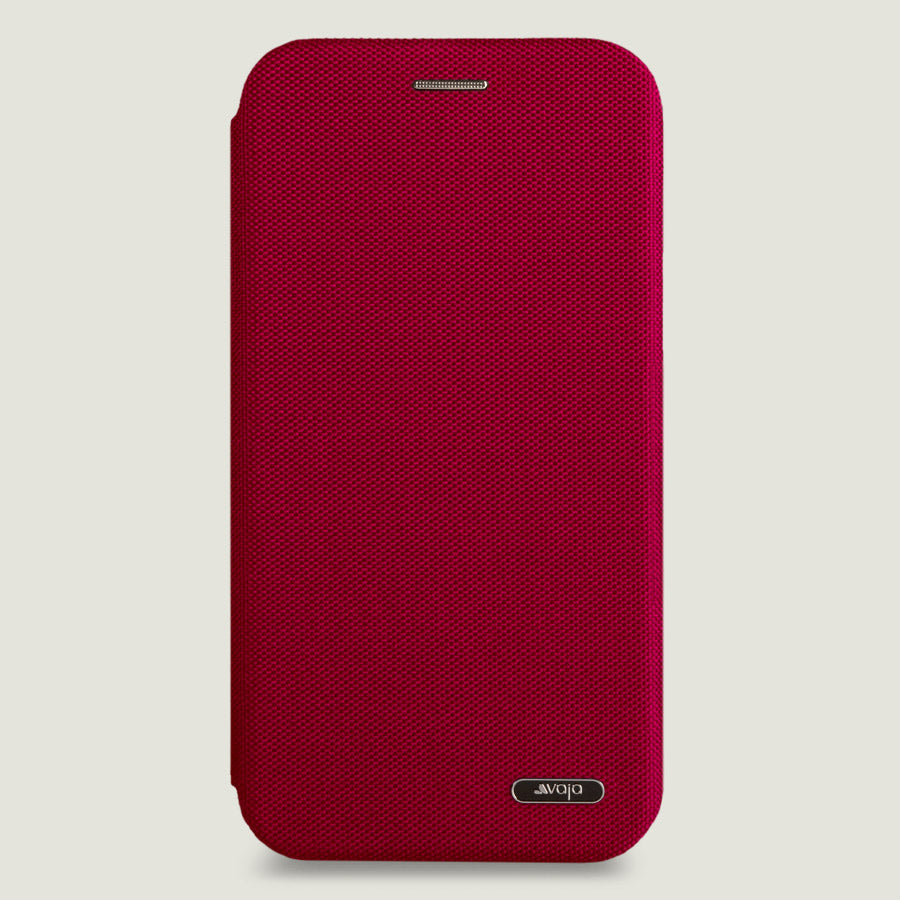Folio Stand Cordura iPhone Xr Fabric Case - Vaja