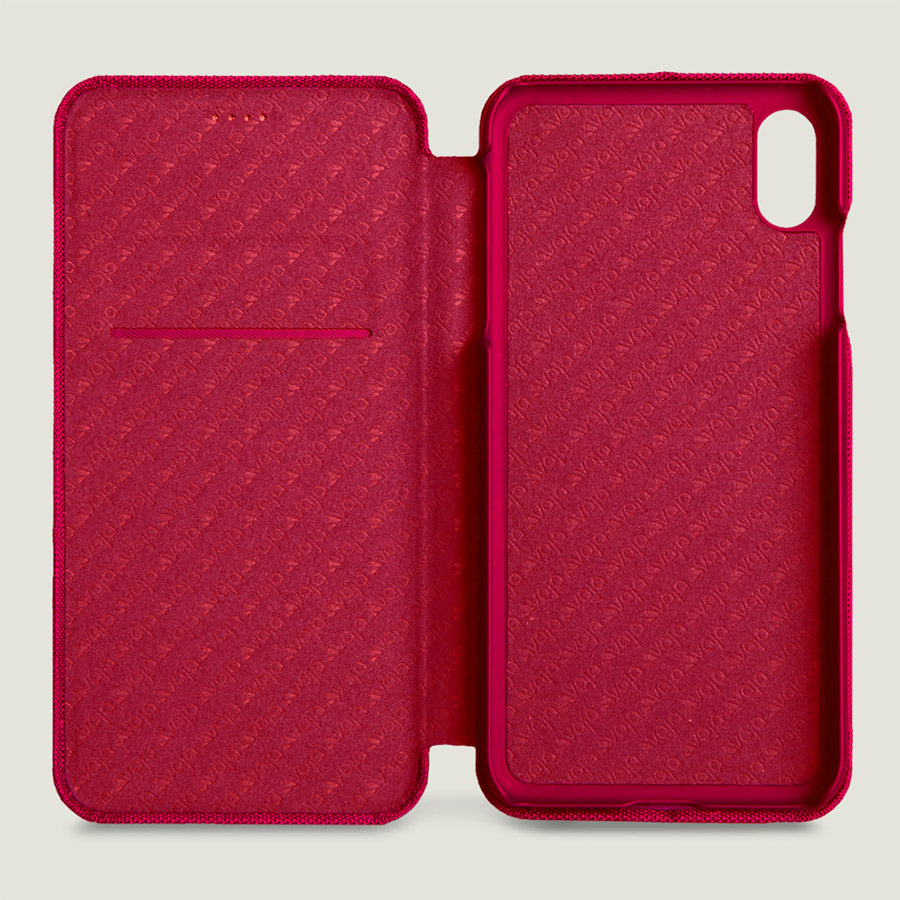 Cordura Folio Stand iPhone Xs Max Case - Vaja