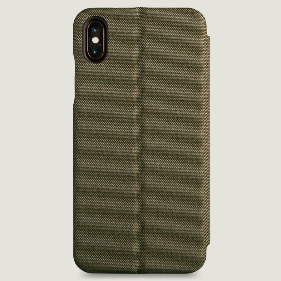 Cordura Folio Stand iPhone Xs Max Case - Vaja