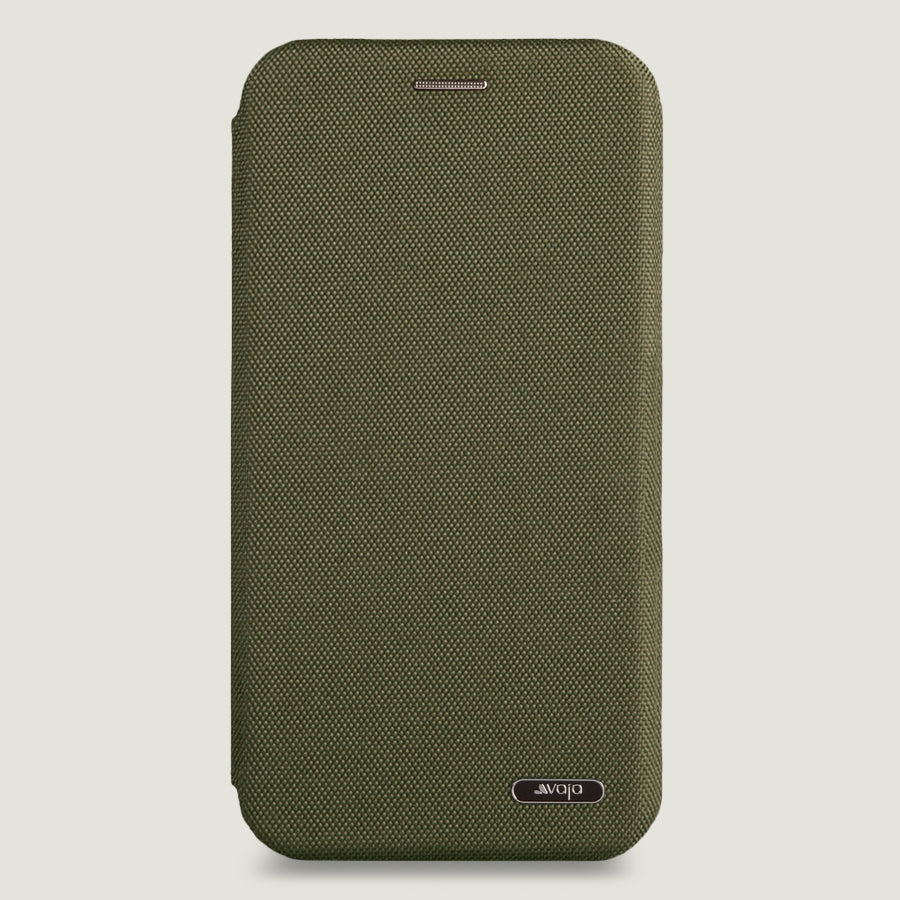 Folio Stand Cordura iPhone Xr Fabric Case - Vaja