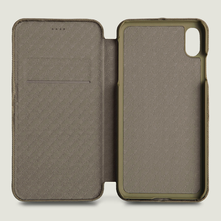 Cordura Folio Stand iPhone Xs Max Case - Vaja