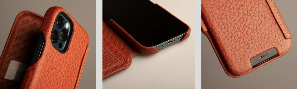 iPhone 12 Pro Max Folio Leather Case with MagSafe