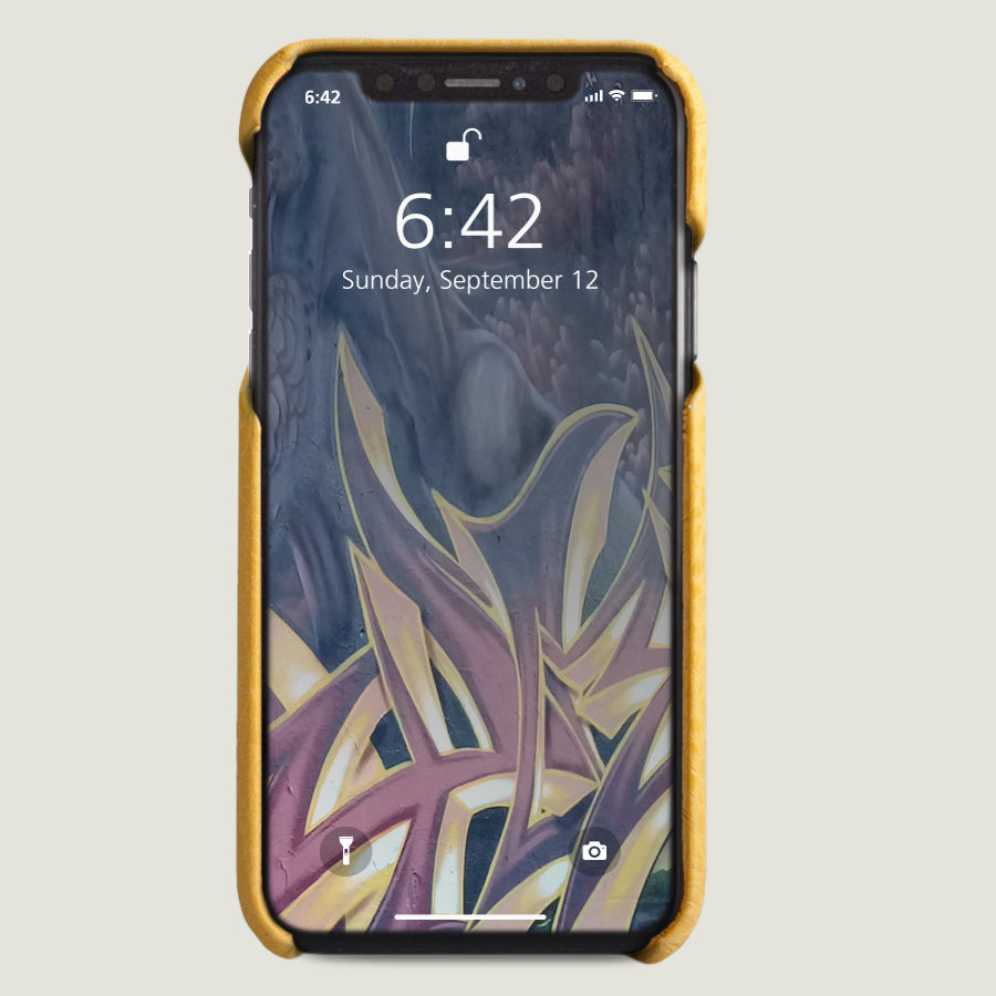 Grip iPhone Xr Leather Case - Vaja