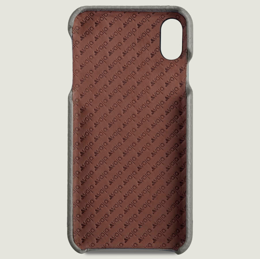 Grip - iPhone Xs Max Leather Case - Vaja