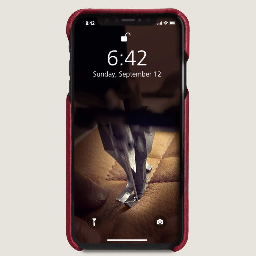Grip Rider - iPhone X / iPhone Xs Leather Case - Vaja
