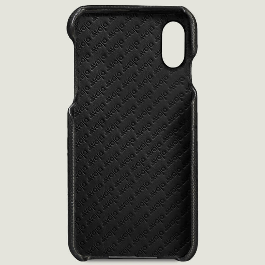Grip - iPhone Xs Max Leather Case - Vaja