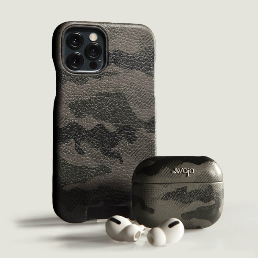 Grip iPhone 12 & 12 pro Leather Case with MagSafe - Vaja