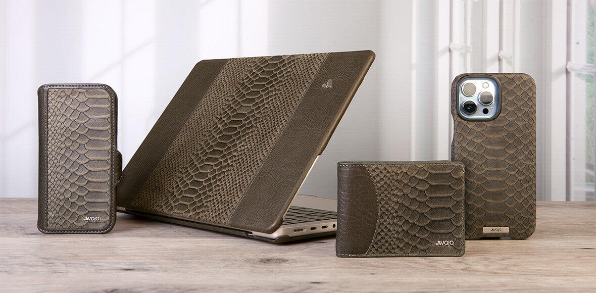 Kobra MacBook Pro 14” Leather Suit - Vaja