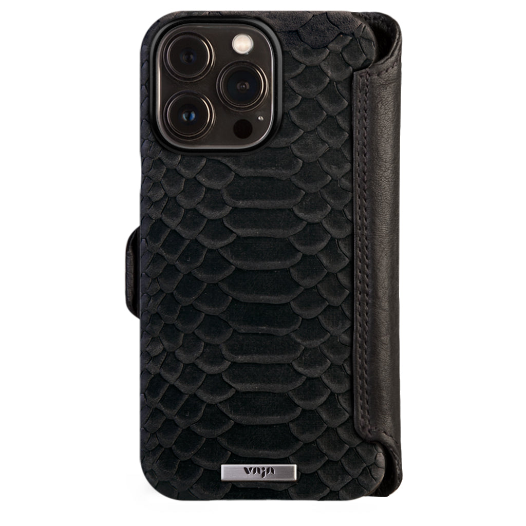Wallet iPhone 15 Pro Max leather case - Vaja
