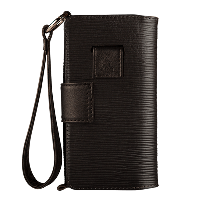 Lola XO - Wristlet Leather wallet case for iPhone 7 - Vaja