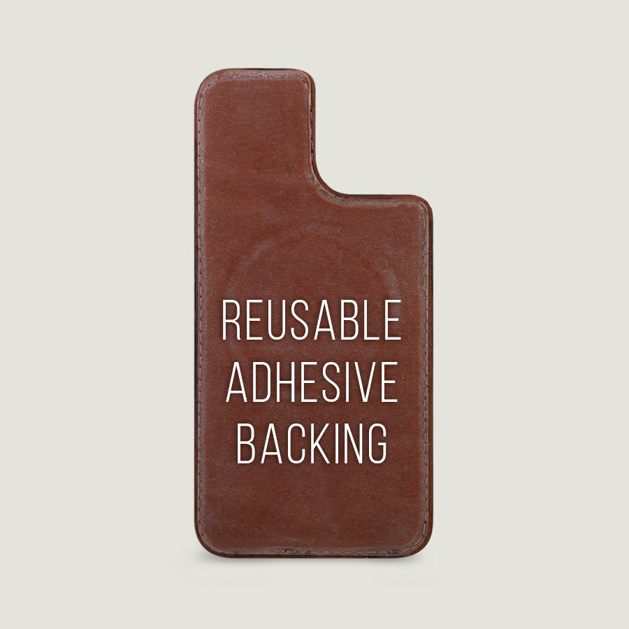iPhone 12 Mini leather back - Vaja