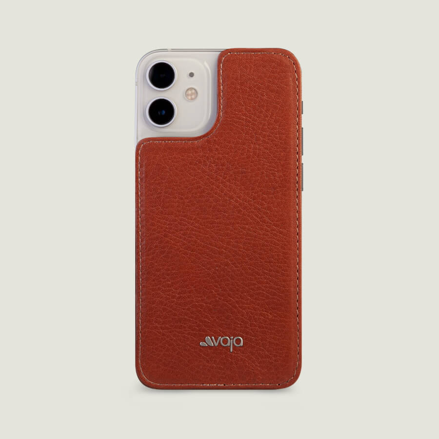 iPhone 12 Mini leather back - Vaja