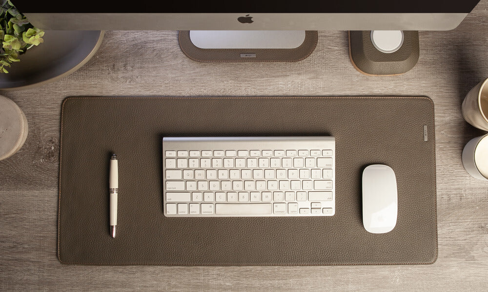 Deluxe Leather Pad Desk - Vaja