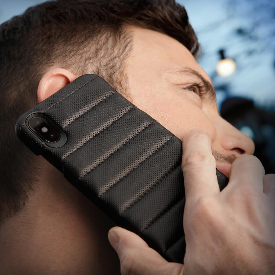 Grip Rider - iPhone X / iPhone Xs Leather Case - Vaja