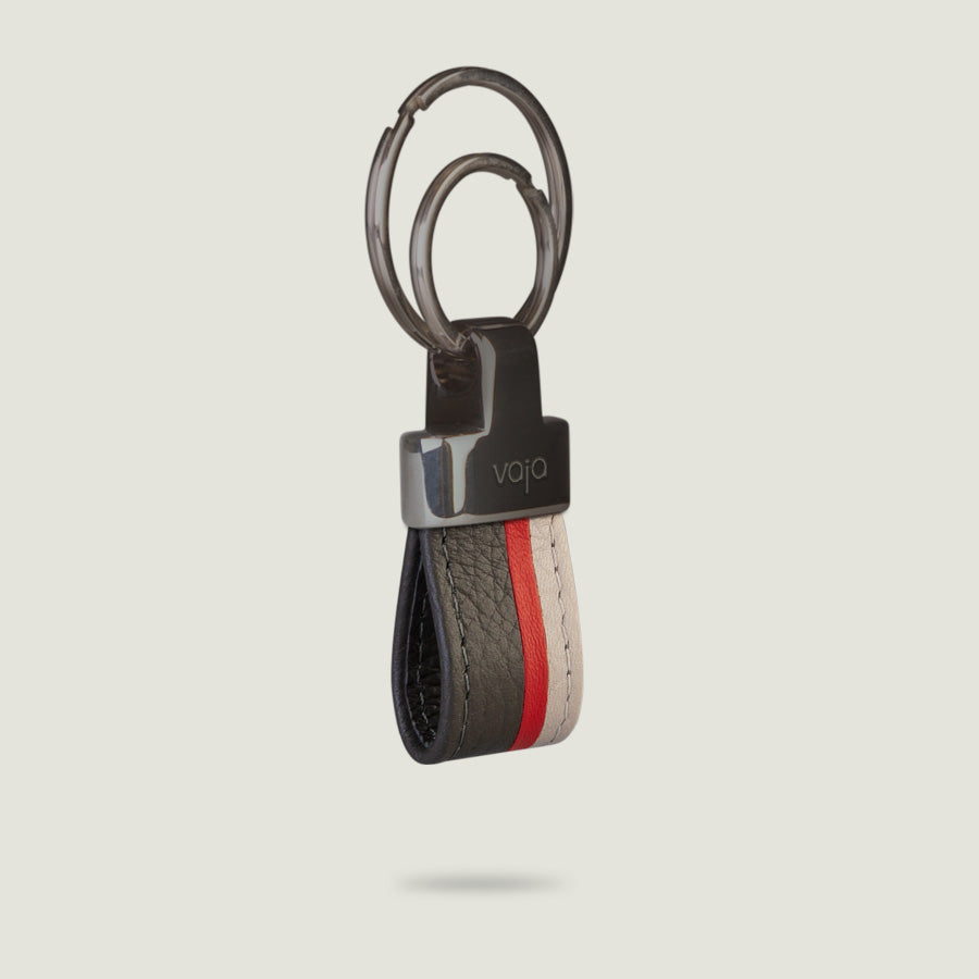 GTR leather key ring - Vaja