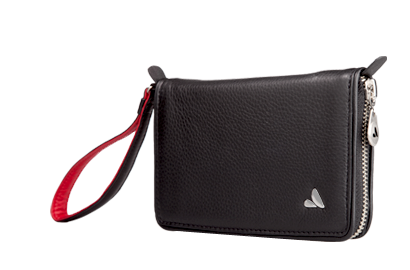 Lucy Clutch - Premium Leather Lady Clutch for iPhone 7, 8, SE 2022 & 4,7" smartphones